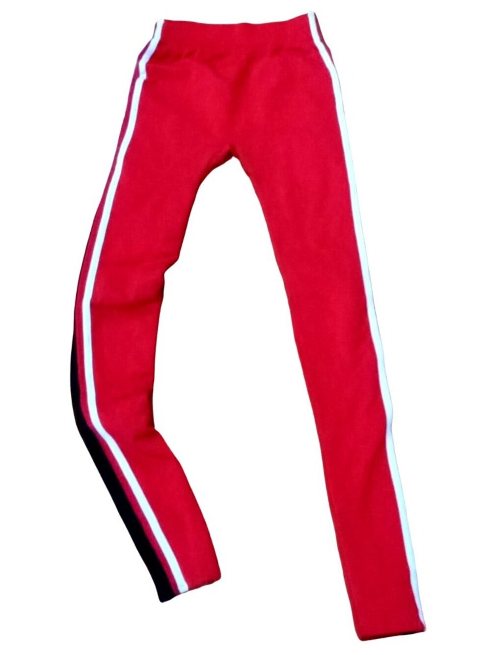 New Look Sport Red Leggings Junior Small Soft Stretch Casual